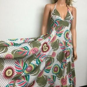 BB DAKOTA WOMEN'S V-NECK MAXI DRESS SIZE SMALL